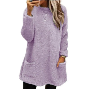 blusa teddy  blusa peluciada  blusa de lã  blusa de inverno  blusa apeluciada  blusa  blusa basica  blusa feminina  blusa de frio  blusa inverno  Blusa Manga Longa
