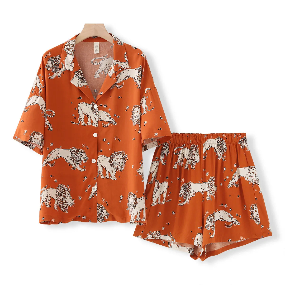 Pijama Feminino Curto Lion