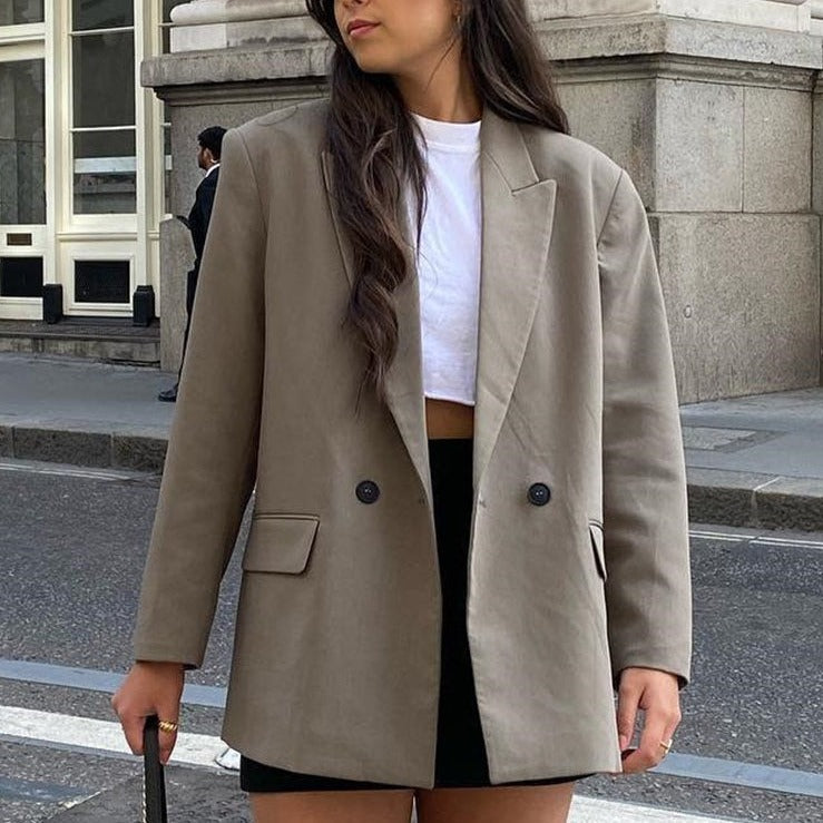 Blazer Liso de Dois Botões Lise  Blazer Liso  Blazer de Dois Botões  Blazer  Blazer Feminino Liso  Blazer Feminino
