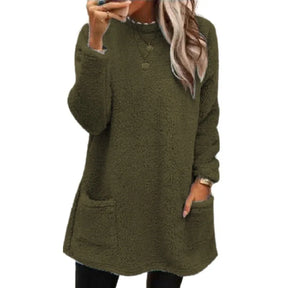 blusa teddy  blusa peluciada  blusa de lã  blusa de inverno  blusa apeluciada  blusa  blusa basica  blusa feminina  blusa de frio  blusa inverno  Blusa Manga Longa