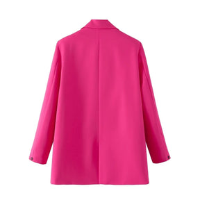 Blazer Liso de Dois Botões Lise  Blazer Liso  Blazer de Dois Botões  Blazer  Blazer Feminino Liso  Blazer Feminino