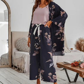 Pijama Feminino 3 Peças- Cora