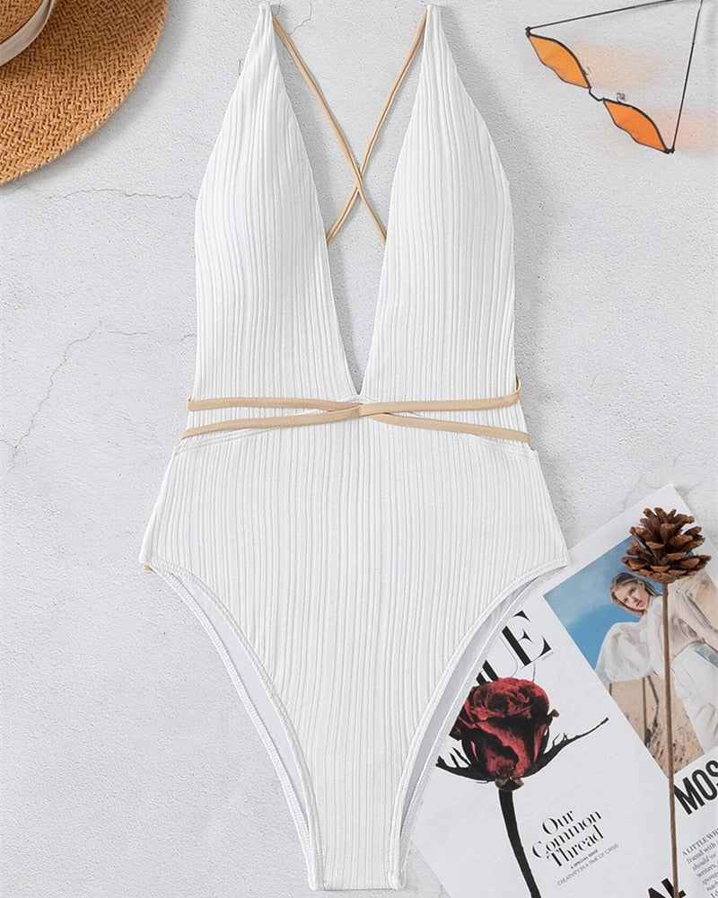 Maiôs  maiô estampado  maiô costas cruzadas  maiô com decote nas costas  maiô com decote  maiô com amarração  Maiô  biquinis  biquini verão  biquini elegante  biquini de verão  biquini de praia  biquini cores  biquini alto