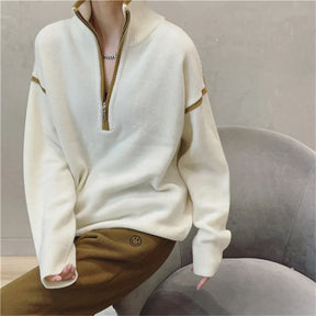 blusa tricot  blusa trico  blusa inverno  blusa de lã  blusa de inverno  blusa  blusa basica  blusa feminina  Blusa com gola V  Blusa Manga Longa feminina  Blusa de Tricot Oversize