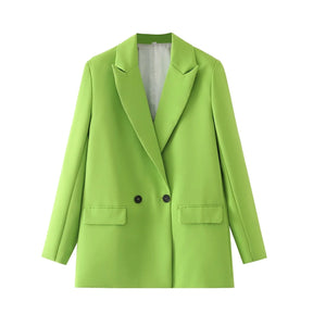 Blazer Liso de Dois Botões Lise  Blazer Liso  Blazer de Dois Botões  Blazer  Blazer Feminino Liso  Blazer Feminino