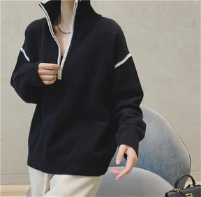 blusa tricot  blusa trico  blusa inverno  blusa de lã  blusa de inverno  blusa  blusa basica  blusa feminina  Blusa com gola V  Blusa Manga Longa feminina  Blusa de Tricot Oversize