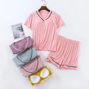 Pijama  Feminino Curto -Coralina