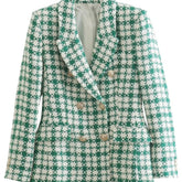 Blazer Longo de Lã Sintética Eloise  Blazer Longo  Blazer Grosso  Blazer de Lã Sintética  Blazer  blazer  Blazer com Botões  Blazer Xadrez  Blazer de Cintura Larga  Blazer de Dois Botões  blazer feminino  Blazer Liso