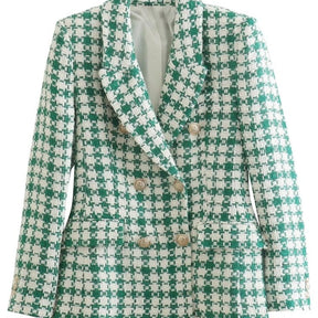 Blazer Longo de Lã Sintética Eloise  Blazer Longo  Blazer Grosso  Blazer de Lã Sintética  Blazer  blazer  Blazer com Botões  Blazer Xadrez  Blazer de Cintura Larga  Blazer de Dois Botões  blazer feminino  Blazer Liso