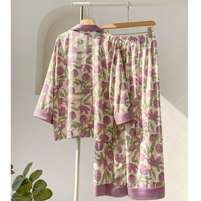 Pijama Feminino Longo - Tulipas