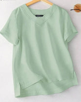 Blusa Alfaiataria Manga Curta