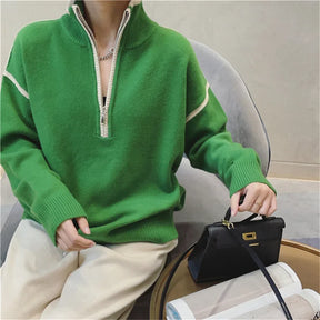 blusa tricot  blusa trico  blusa inverno  blusa de lã  blusa de inverno  blusa  blusa basica  blusa feminina  Blusa com gola V  Blusa Manga Longa feminina  Blusa de Tricot Oversize