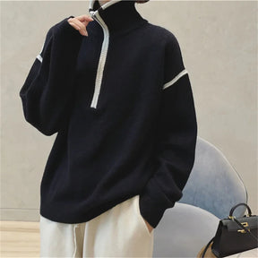 blusa tricot  blusa trico  blusa inverno  blusa de lã  blusa de inverno  blusa  blusa basica  blusa feminina  Blusa com gola V  Blusa Manga Longa feminina  Blusa de Tricot Oversize
