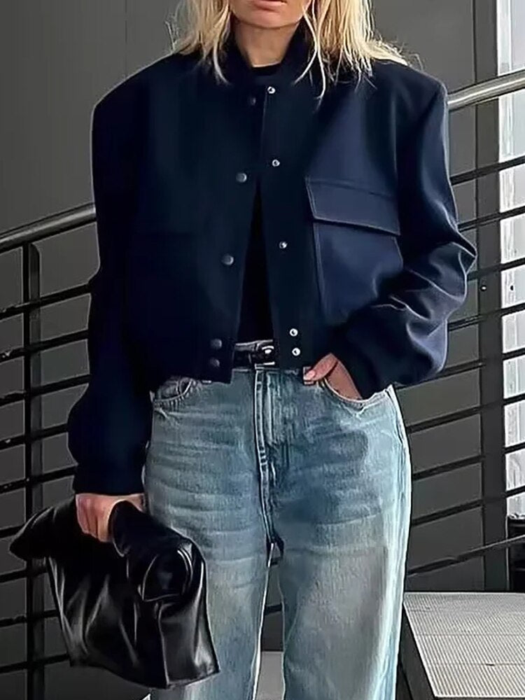 Jaquetas e Blusões  jaquetas  Casaco Manga Longa  casaco longo  Casaco Liso  casaco feminino  casaco de inverno feminino  Casaco de Inverno  casaco com bolso  casaco