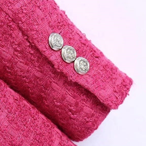 Blazer Longo de Lã Sintética Eloise  Blazer Longo  Blazer Grosso  Blazer de Lã Sintética  Blazer  blazer  Blazer com Botões  Blazer Xadrez  Blazer de Cintura Larga  Blazer de Dois Botões  blazer feminino  Blazer Liso
