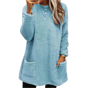 blusa teddy  blusa peluciada  blusa de lã  blusa de inverno  blusa apeluciada  blusa  blusa basica  blusa feminina  blusa de frio  blusa inverno  Blusa Manga Longa