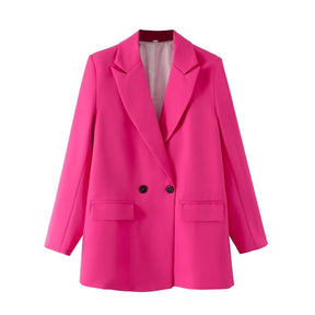 Blazer Liso de Dois Botões Lise  Blazer Liso  Blazer de Dois Botões  Blazer  Blazer Feminino Liso  Blazer Feminino