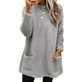 blusa teddy  blusa peluciada  blusa de lã  blusa de inverno  blusa apeluciada  blusa  blusa basica  blusa feminina  blusa de frio  blusa inverno  Blusa Manga Longa