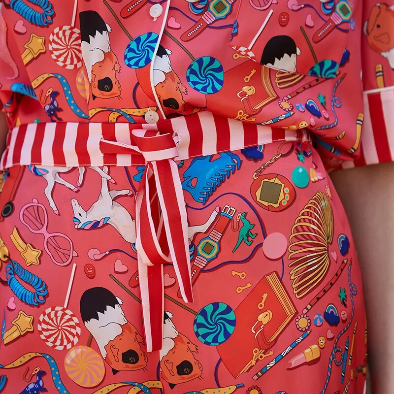Pijama Feminino Americano Curto Colors
