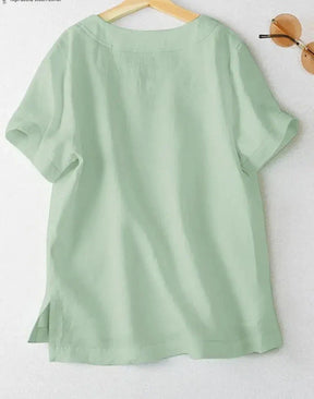 Blusa Alfaiataria Manga Curta
