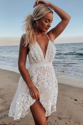 Vestido de Festa Curto Bordado