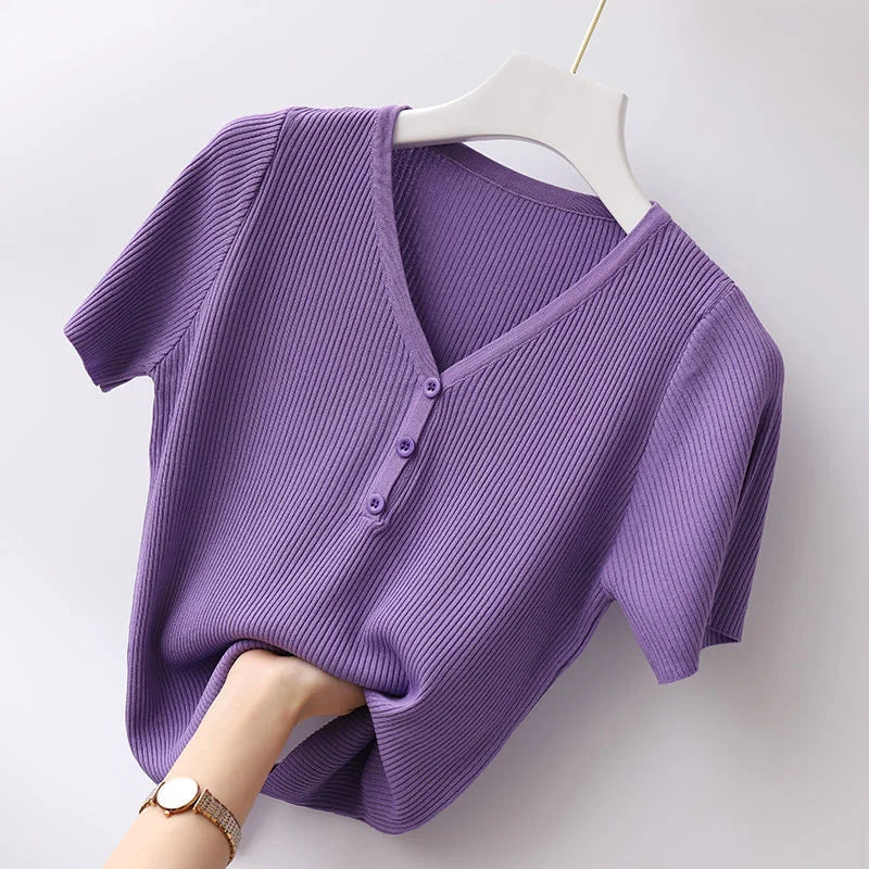 Blusa Feminina Malha Fria Luiza