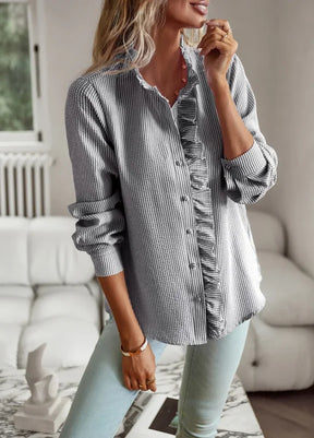 Camisa Social Feminina Manga Comprida Zora