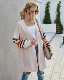Cartigan  Cardigan  Cardigan feminino  Cardigan Bloom  Cardigan feminino Bloom  Cardigan Jeans  Cardigan Jeans - Blissful