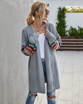 Cartigan  Cardigan  Cardigan feminino  Cardigan Bloom  Cardigan feminino Bloom  Cardigan Jeans  Cardigan Jeans - Blissful