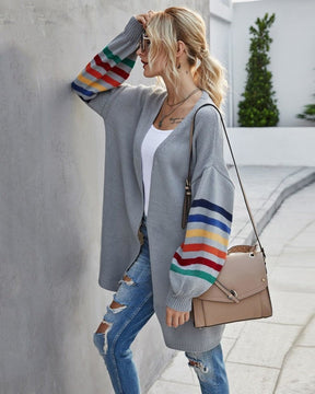 Cartigan  Cardigan  Cardigan feminino  Cardigan Bloom  Cardigan feminino Bloom  Cardigan Jeans  Cardigan Jeans - Blissful