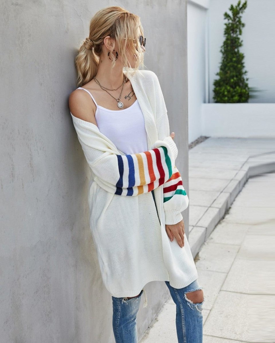 Cartigan  Cardigan  Cardigan feminino  Cardigan Bloom  Cardigan feminino Bloom  Cardigan Jeans  Cardigan Jeans - Blissful