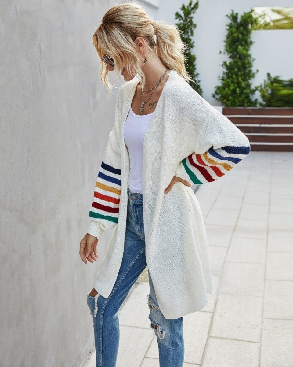 Cartigan  Cardigan  Cardigan feminino  Cardigan Bloom  Cardigan feminino Bloom  Cardigan Jeans  Cardigan Jeans - Blissful