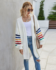 Cartigan  Cardigan  Cardigan feminino  Cardigan Bloom  Cardigan feminino Bloom  Cardigan Jeans  Cardigan Jeans - Blissful