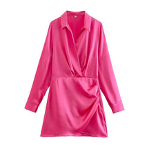 Vestido de Festa Cetim Curto -Lorella