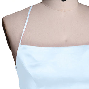Vestido Longo de Festa de Cetim - Jolie
