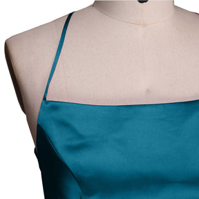 Vestido Longo de Festa de Cetim - Jolie