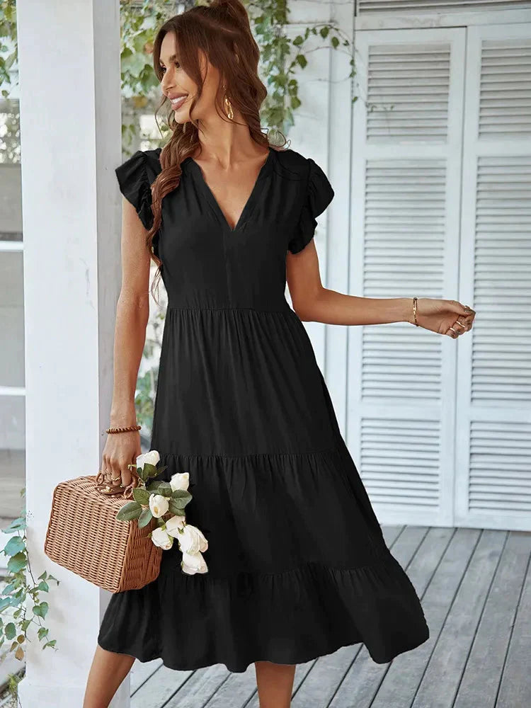 vestidos Vestido promoção Vestido Midi Soltinho Vestido Midi Soltinho Vestido midi Vestido floral Vestido com desconto Vestido Verão 2023 verão promoções Ofertas da semana ofertas